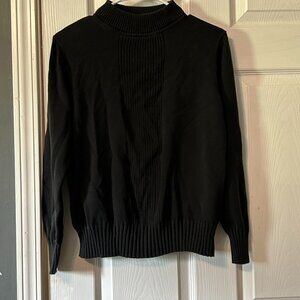 Solid Black sweater from dressbarn